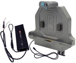 KIT: Zebra ET50/51  55/56  10"" Dual USB Docking Station w/MP205 connector (7160-1576-02) and LIND 12/32 VDC Isolated Power Adapter w/MP205 connector (7300-0447)