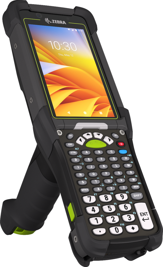 ZEBRA TERMINAL MC94 LAN WIFI 6E GUN BT NFC 43 DISPLAY VIBRATOR GMS SE58 IMAGER 6GB RAM/128GB UFS 53 KEY STANDARD 7000 MAH STD BATTERY ROW - Código: MC9401-0G1M6DSS-A6 | Compra en Guadalajara